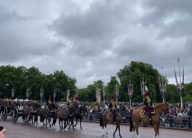 19th June 2024 : A Shot of Changing of the Guard ceremony in London England