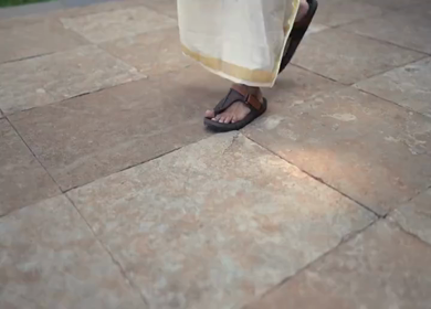 A Shot of Close Up of Groom Walking in Traditional Attire at Indian Wedding