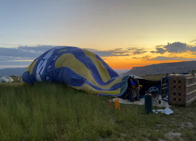 4th June 2026 : A Shot of Hot Air Balloon Preparation at Cappadocia Turkey