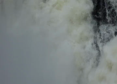 A Shot of Kaveri River Waterfalls at Mandya Karnataka India