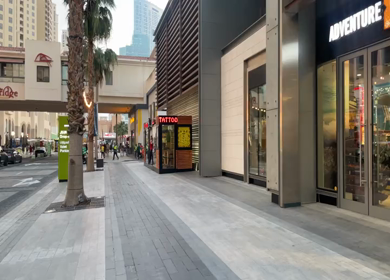 30 March 2023 : A Shot of People at Jumeirah Beach Residence- JBR at Dubai,UAE 