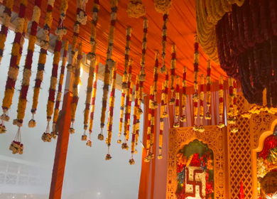 20th March 2026 : A Shot of Pilgrims Walking to Mata Vaishno Devi Temple During Navratri Festival in India