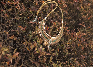 A Slow Motion Shot of Indian Wedding Jewellery in India
