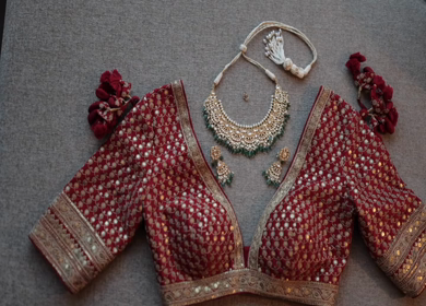 A Slow Motion Shot of Indian Wedding Jewellery in India