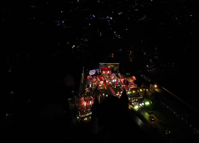 9th February, 2024 : A Slow Motion Shot of an Indian Wedding Venue Decoration in India