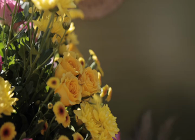 A Slow Motion Shot of an Indian Wedding Venue Decoration in India