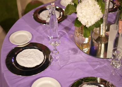 A Slow Motion Shot of an Indian Wedding Venue Decoration in India