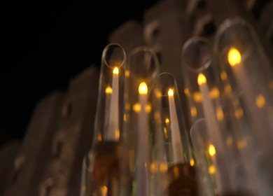 A Slow Motion Shot of an Indian Wedding Venue Decoration in India