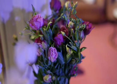 A Slow Motion Shot of an Indian Wedding Venue Decoration in India