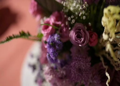 A Slow Motion Shot of an Indian Wedding Venue Decoration in India