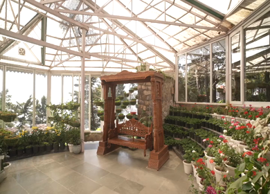 A Slow Motion Shot of an Indian Wedding Venue Decoration in India