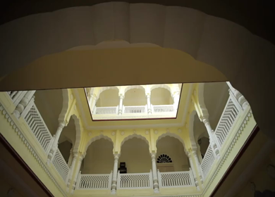 A Slow Motion Shot of an Indian Wedding Venue Decoration in India