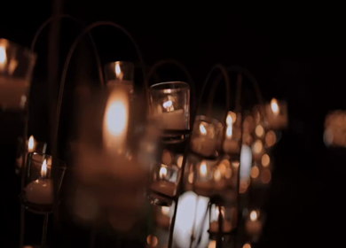 A Slow Motion Shot of an Indian Wedding Venue Decoration in India