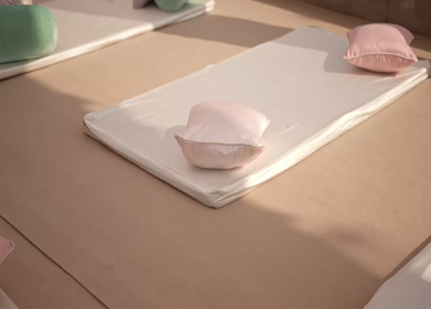 A Slow Motion Shot of an Indian Wedding Venue Decoration in India