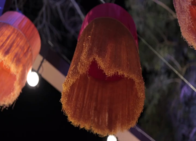 A Slow Motion Shot of an Indian Wedding Venue Decoration in India