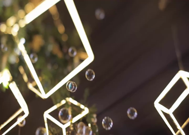 A Slow Motion Shot of an Indian Wedding Venue Decoration in India