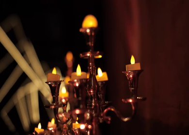 A Slow Motion Shot of an Indian Wedding Venue Decoration in India