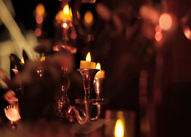 A Slow Motion Shot of an Indian Wedding Venue Decoration in India