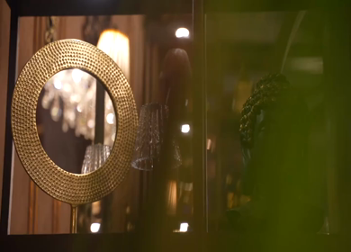 A Slow Motion Shot of an Indian Wedding Venue Decoration in India