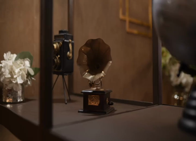A Slow Motion Shot of an Indian Wedding Venue Decoration in India