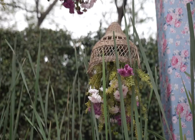 A Slow Motion Shot of an Indian Wedding Venue Decoration in India