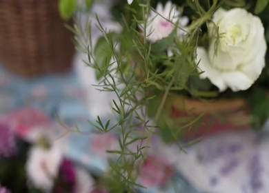 A Slow Motion Shot of an Indian Wedding Venue Decoration in India