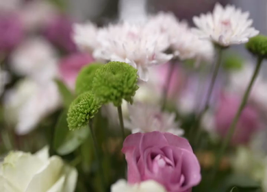 A Slow Motion Shot of an Indian Wedding Venue Decoration in India
