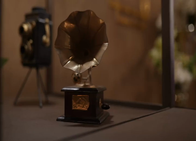 A Slow Motion Shot of an Indian Wedding Venue Decoration in India