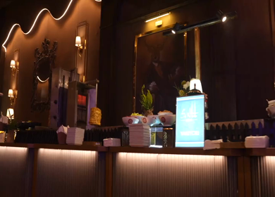 A Slow Motion Shot of an Indian Wedding Venue Decoration in India