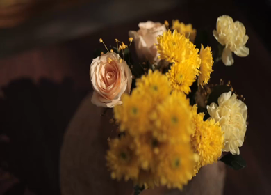 A Slow Motion Shot of an Indian Wedding Venue Decoration in India