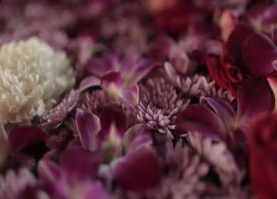 A Slow Motion Shot of an Indian Wedding Venue Decoration in India