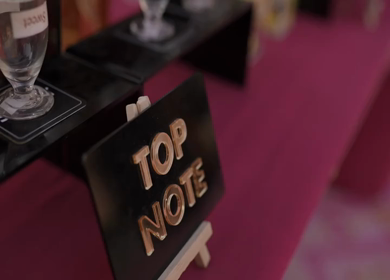 5th February 2025: A Slow Motion Shot of a Perfume Counter at an Indian Wedding Venue in India