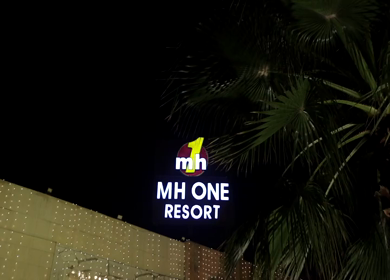 MH One Resort - 5th February 2025: A Slow Motion Shot of an Indian Wedding Venue Decoration in India