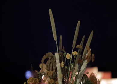A Slow Motion Shot of an Indian Wedding Venue Decoration in India