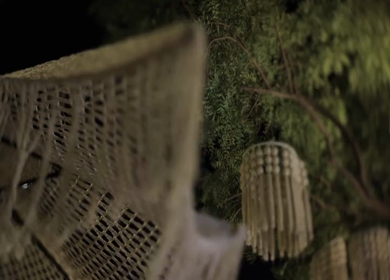 A Slow Motion Shot of an Indian Wedding Venue Decoration in India