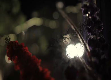 A Slow Motion Shot of an Indian Wedding Venue Decoration in India