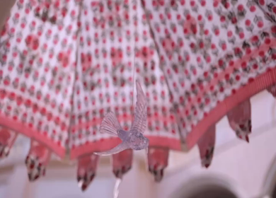 A Slow Motion Shot of an Indian Wedding Venue Decoration in India