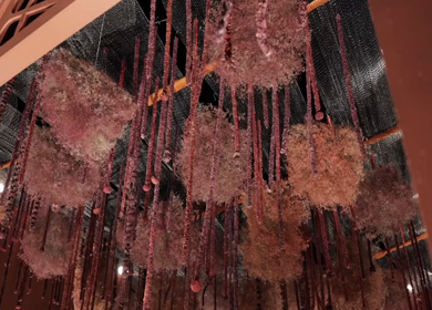 A Slow Motion Shot of an Indian Wedding Venue Decoration in India