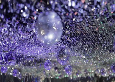 A Slow Motion Shot of an Indian Wedding Venue Decoration in India