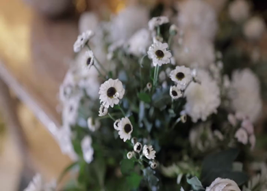 A Slow Motion Shot of an Indian Wedding Venue Decoration in India