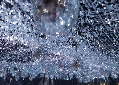 A Slow Motion Shot of an Indian Wedding Venue Decoration in India