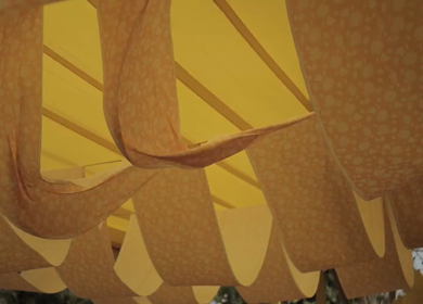 A Slow Motion Shot of an Indian Wedding Venue Decoration in India