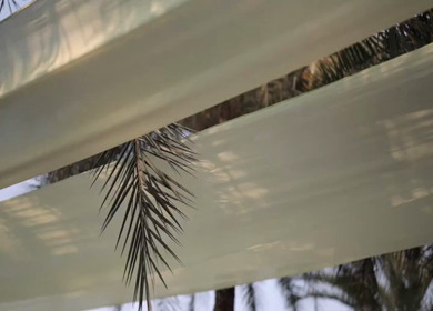 A Slow Motion Shot of an Indian Wedding Venue Decoration in India