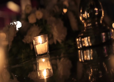 A Slow Motion Shot of an Indian Wedding Decoration in India