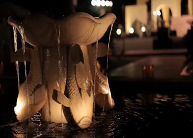 A Slow Motion Shot of an Indian Wedding Venue Decoration in India