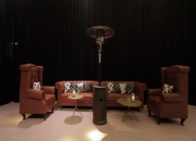 A Slow Motion Shot of an Indian Wedding Venue Decoration in India