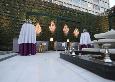 A Slow Motion Shot of an Indian Wedding Decoration in India