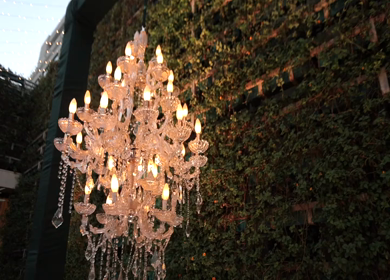 A Slow Motion Shot of an Indian Wedding Decoration in India
