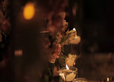 A Slow Motion Shot of an Indian Wedding Venue Decoration in India