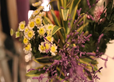 A Slow Motion Shot of an Indian Wedding Decoration in India